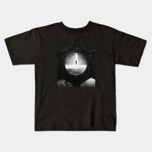 Flying in space Kids T-Shirt